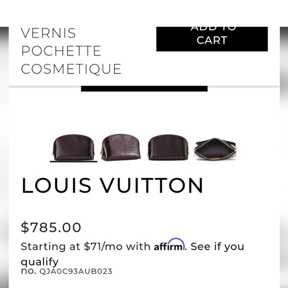 Louis Vuitton VERNIER Pochette COA & Box No Callouts Compare at $700+ - Picture 3 of 12